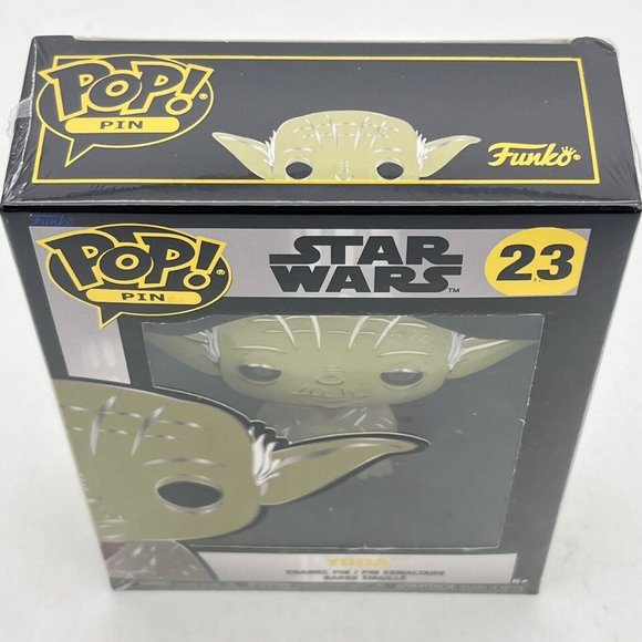 Stars Wars Yoda #23 Funko Pop Pin Enamel With Stand - Picture 6 of 8